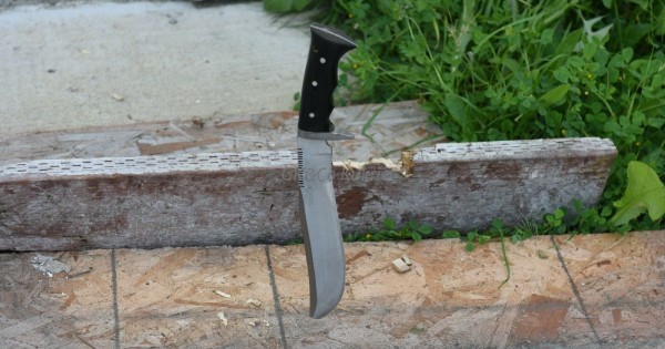 14 Inch Blade Predator EUK Machete Knife - Hand Forged Bushcraft