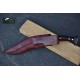 10" Tin Chirra (3 Fuller) Genuine Gurkha Kukri Rose Wooden Handle Hand Made knife-In Nepal by GK&CO. Kukri House