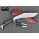 Genuine Gurkha 10 Inch  Blade American Eagle Rose Wooden Handle Red Case Hand Made knife-In Nepal by GK&CO. Kukri House