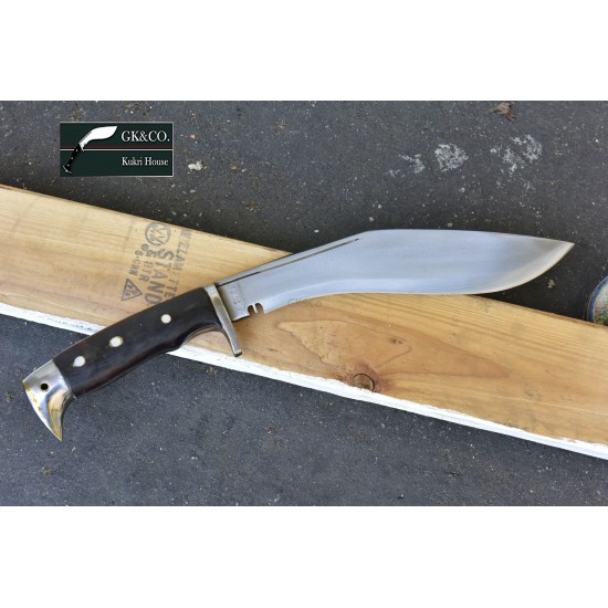 Genuine Gurkha 10 Inch  Blade American Eagle Rose Wooden Handle Red Case Hand Made knife-In Nepal by GK&CO. Kukri House