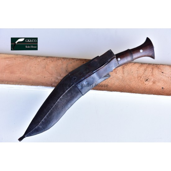Genuine Gurkha 10. Inch Jungle Khukuri Panawal Wood Handle-Hand Made knife-In Nepal by GK&CO. Kukri House