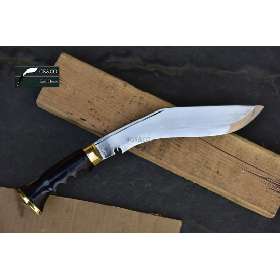 Genuine Gurkha Official Issue10.25 Inch -Service No.1 Kukri Knife Gripper Horn Handle -Handmade knife-In Nepal by GK&CO. Kukri House
