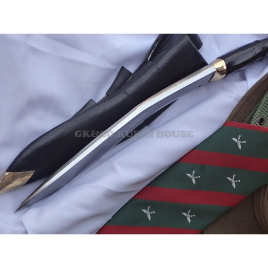  Official Issued -Genuine Gurkha Kukri Knife - 11" Blade 2nd World War II Highly Polished Kukri - Handmade by GK&CO. Kukri House in Nepal.