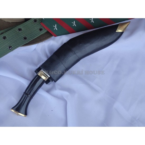  Official Issued -Genuine Gurkha Kukri Knife - 11" Blade 2nd World War II Highly Polished Kukri - Handmade by GK&CO. Kukri House in Nepal.