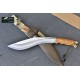 Genuine Gurkha Kukri- 11 Inch AEOF Afghan Official Issued Brown Synthetic Case Handmade by GK&CO. Kukri House
