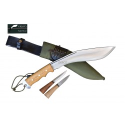 Genuine Gurkha Kukri- 11 Inch AEOF Afghan Official Issued Green Synthetic Case Handmade by GK&CO. Kukri House