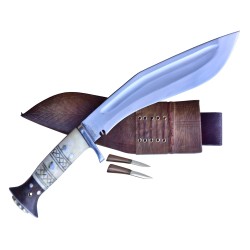 Genuine Gurkha Kukri 11 Inch Blade GK&CO Special Chhuri Machete Handmade-In Nepal by GK&CO. Kukri House