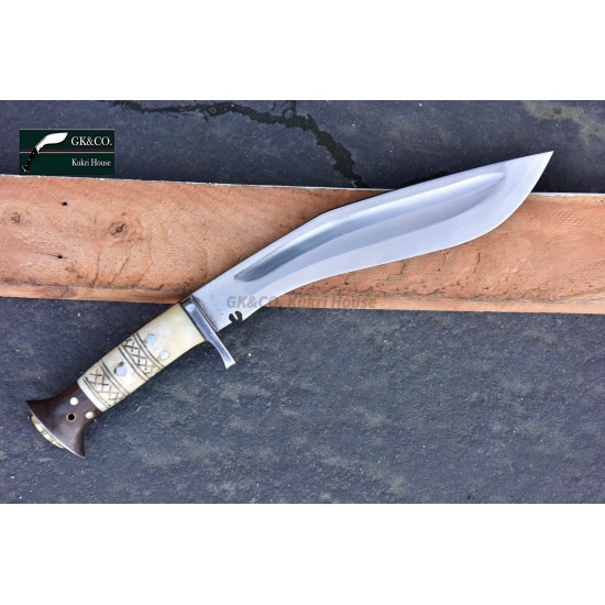 Genuine Gurkha Kukri 11 Inch Blade GK&CO Special Chhuri Machete Handmade-In Nepal by GK&CO. Kukri House Genuine Gurkha Kukri 11 Inch Blade GK&CO Special Chhuri Machete Handmade-In Nepal by GK&CO. Kukri House