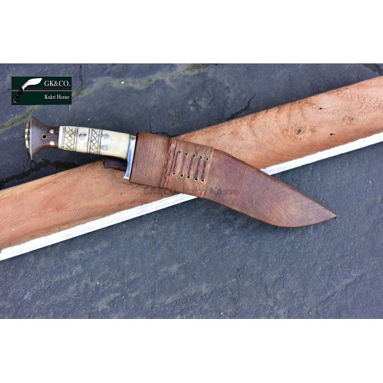 Genuine Gurkha Kukri 11 Inch Blade GK&CO Special Chhuri Machete Handmade-In Nepal by GK&CO. Kukri House Genuine Gurkha Kukri 11 Inch Blade GK&CO Special Chhuri Machete Handmade-In Nepal by GK&CO. Kukri House