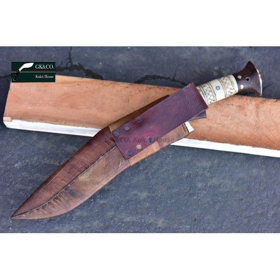 Genuine Gurkha Kukri 11 Inch Blade GK&CO Special Chhuri Machete Handmade-In Nepal by GK&CO. Kukri House Genuine Gurkha Kukri 11 Inch Blade GK&CO Special Chhuri Machete Handmade-In Nepal by GK&CO. Kukri House
