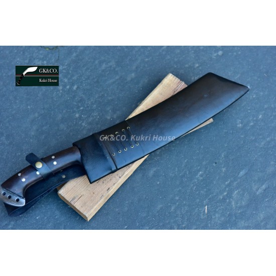 16 Inch GK&CO Blade Jungle Cleaver Machete Gurkha knife -Handmade knife-In Nepal by GK&CO. Kukri House