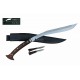 GK&CO Special-18 Inch Blade 2 Chirra Full Tang  Long Handle Handmade knife-In Nepal by GK&CO. Kukri House