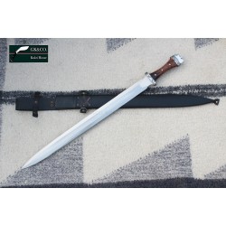  Genuine Gurkha-24 inches Hand Forged Viking Sword- Blade Sword-Greek Norseman Sword-Full Tang-Tempered-Forged-Nepal