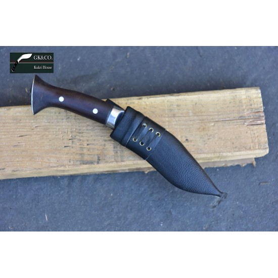 Genuine Gurkha Kukri 5 Inch Black (Rust Free) Blade Black Case Hand Made knife-In Nepal by GK&CO. Kukri House