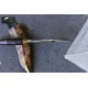 5" Blade Cheetlange Special Kukri-Rat Tail Tang Rosewood Handle Leather Sheath