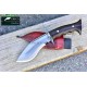 5 Inch blade Iraqi Panawal Angkhola Red Case Gripper Handle working kukri Handmade (Kitchen knife) GK&CO.Kukri House