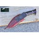 5 Inch blade Iraqi Panawal Angkhola Red Case Gripper Handle working kukri Handmade (Kitchen knife) GK&CO.Kukri House