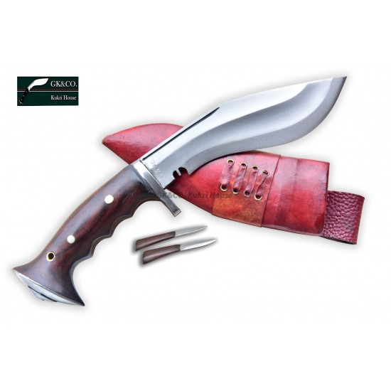 6 Inch blade Iraqi Panawal Angkhola Red Case Gripper Handle working kukri Handmade (Kitchen knife) GK&CO.Kukri House