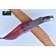 Genuine Gurkha 8 Inch Blade American Eagle Dragon Rose Wooden Handle Red Case Hand Made knife-In Nepal by GK&CO. Kukri House
