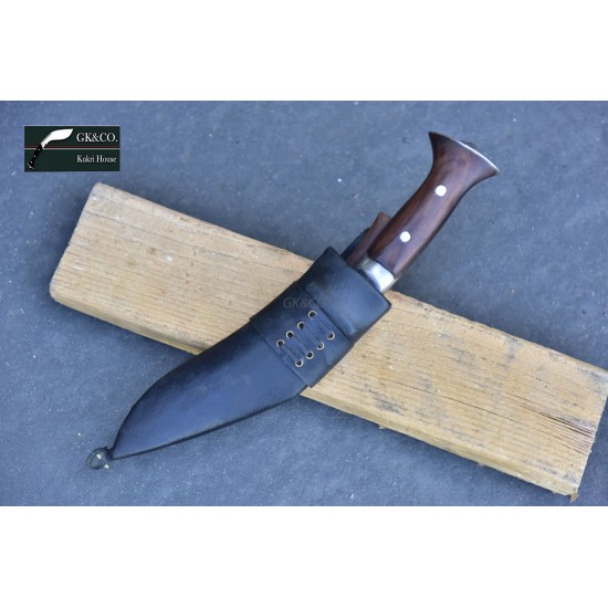 Genuine Gurkha Kukri 8 Inch Black (Rust Free) Blade Black Case Hand Made knife-In Nepal by GK&CO. Kukri House