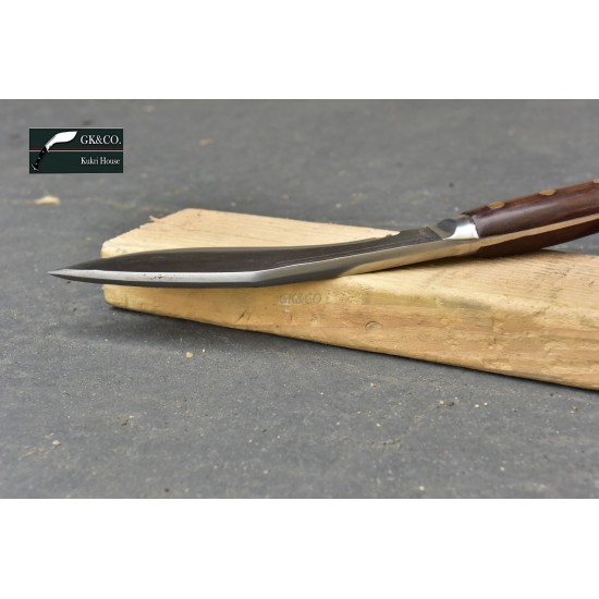 Genuine Gurkha Kukri 8 Inch Black (Rust Free) Blade Red Case Hand Made knife-In Nepal by GK&CO. Kukri House Genuine Gurkha Kukri 8 Inch Black (Rust Free) Blade Red Case Hand Made knife-In Nepal by GK&CO. Kukri House