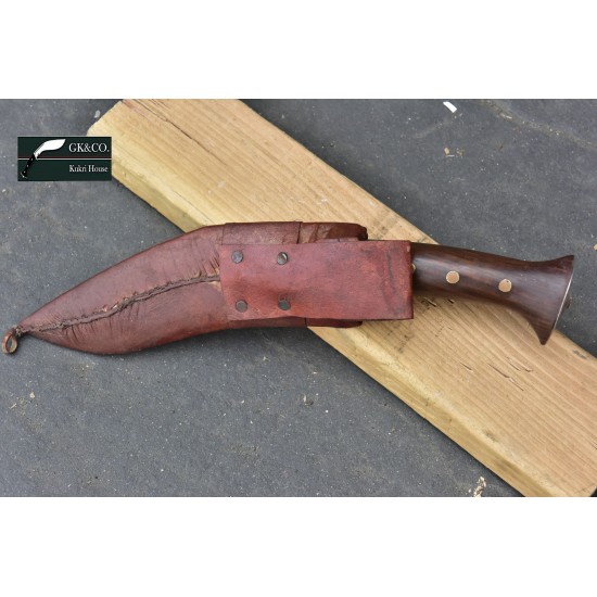 Genuine Gurkha Kukri 8 Inch Black (Rust Free) Blade Red Case Hand Made knife-In Nepal by GK&CO. Kukri House Genuine Gurkha Kukri 8 Inch Black (Rust Free) Blade Red Case Hand Made knife-In Nepal by GK&CO. Kukri House