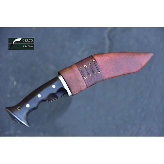 Hand Forged Kukri - 8 Inch Authentic British Gurkha Iraqi Operation Rad Case -Hand Made knife-In Nepal by GK&CO. Kukri House