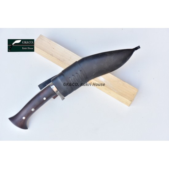 Genuine Gurkha Kukri 8 Inch Katle (Rust Free) Blade Black Case Hand Made knife-In Nepal by GK&CO. Kukri House