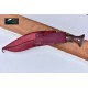 Genuine Gurkha 8 Inch Blade Panawal Angkhola Rose Wooden Handle Red Case Hand Made knife-In Nepal by GK&CO. Kukri House
